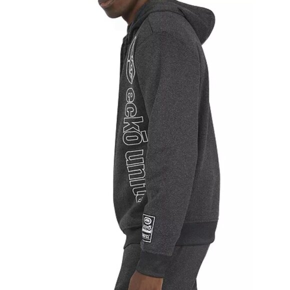 Ecko Men's Vertical Embroidered Pullover Hoodie Size L Retails for $50 - Picture 6 of 11